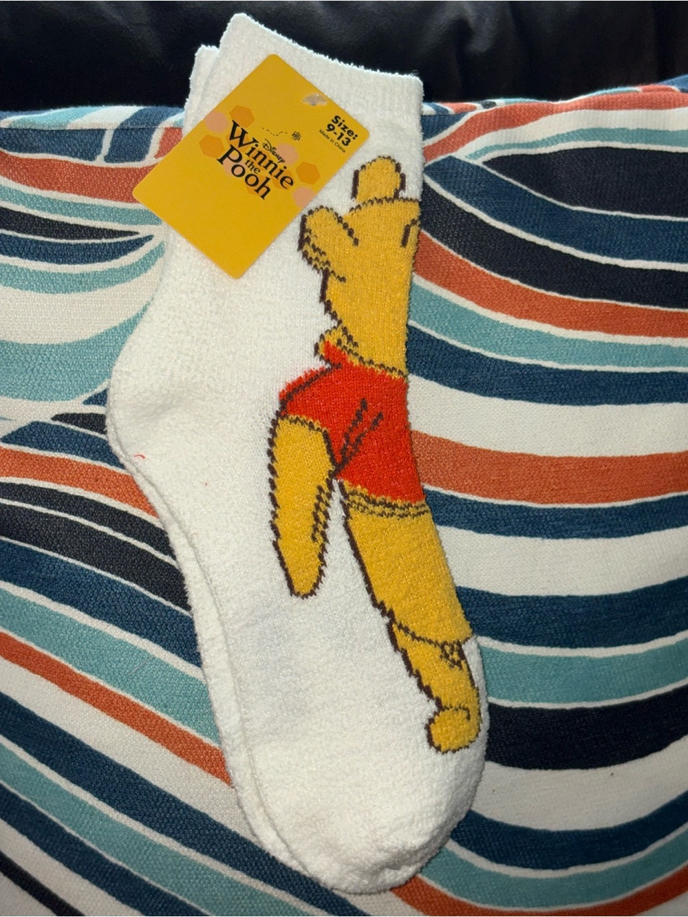 Pooh bear White Socks